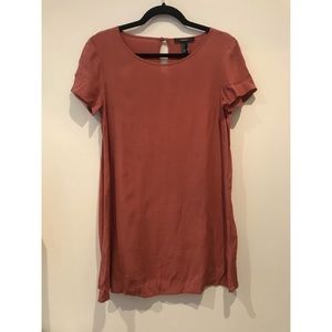 NWT Forever 21 Burnt Orange Shift Dress Small